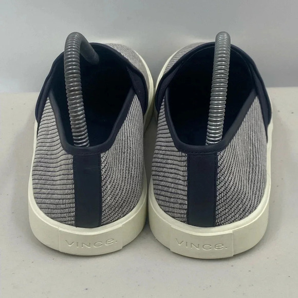 Vince Blair Slip On Sneakers shoes Womens Size 9 Gray Black - Picture 2 of 8